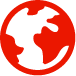 Icon 3 (Health Equity): Icon illustrating equal opportunities in healthcare with a globe and interconnected individuals